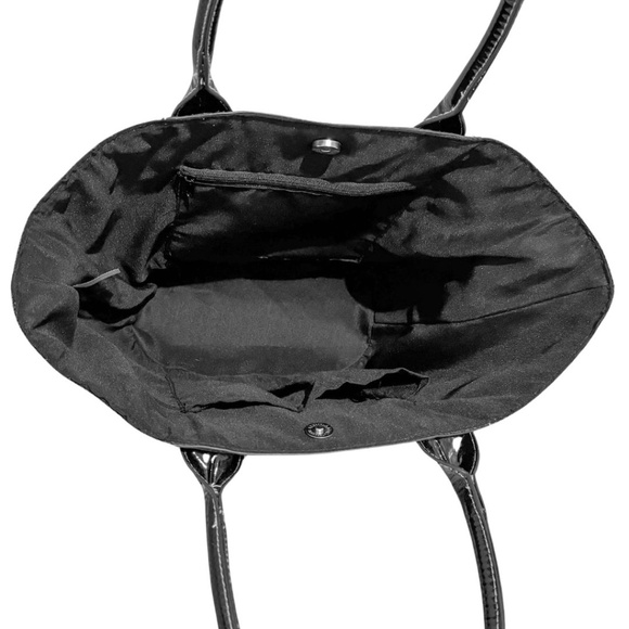 Black Rattan Tote Bag - Picture 3 of 3